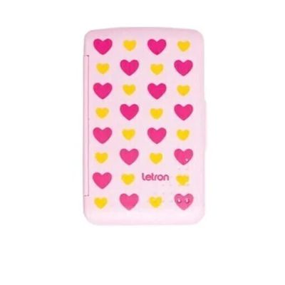 CALCULADORA DE BOLSO 8 DIGITOS FLIP PINK VIBES - LETRON