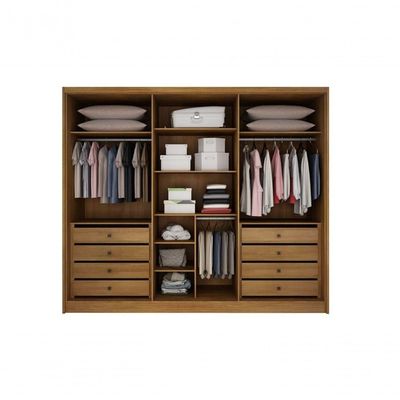Guarda Roupa Casal 6 Portas 8 Gavetas - Maldivas-cumaru - Móveis Horizonte