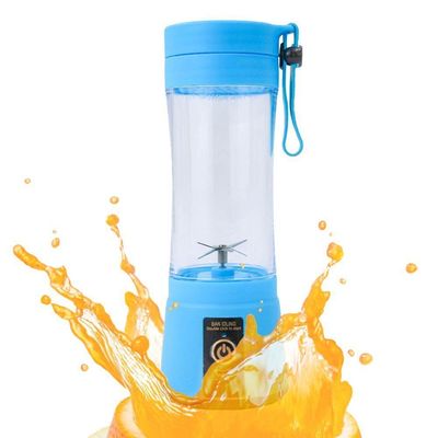 Mini Liquidificador Juice Cup Portátil Elétrico Suco - Tritura Frutas E Gelo Para Sucos Frescos Em Segundos azul