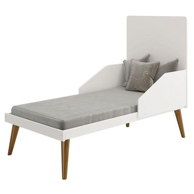 Quarto De Bebê Americano 6 Portas Com Berço Americano Katatau Branco Acetinado Savana - Reller - Henn E Colchão Ortobom