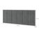 Conjunto De Cabeceira Solteiro Vital Sued Cinza