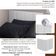 Conjunto De Cabeceira Solteiro Vital Sued Cinza