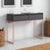 Aparador Buffet Rio 2 Gavetas Para Sala 90 Cm Preto Cobre