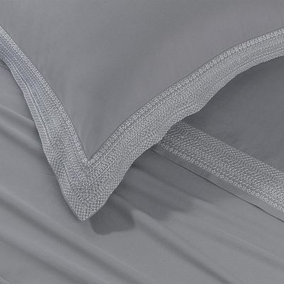 Jogo De Cama King 4 Peças Altenburg Haus Elementar Cinza Boho