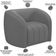 Kit Sofá 4 Lugares Para Sala 252cm Com 02 Poltronas Lazio M03 Veludo Cinza - Lyam Decor