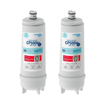 Kit 2 Refil Cp500br para Purificador Masterfrio Planeta Agua