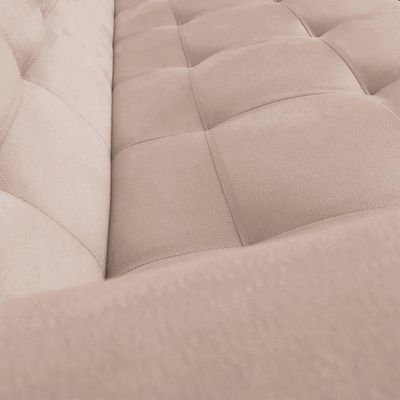Sofá 3 Lugares Arezzo Suede Bege