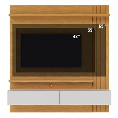 Painel Para Tv Home Suspenso Juriti 1.5 Naturale Off White Matte – Colibri
