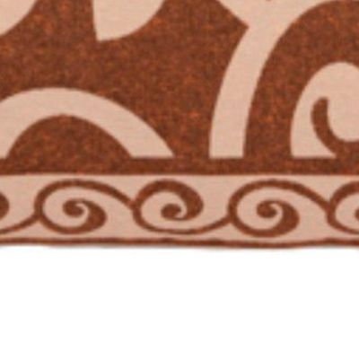 Capa De Almofada Decorativa Turin Retangular 1 Peça 58% Algodão / 42% Poliéster - Arabesco Coral