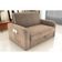 Sofá Cama Daiane 2 Lugares Com Baú Suede Bege Matrix