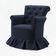 Poltrona Amamentação Quarto Bebê Confortável Descanso Sala Leitura Suede Cor:suede Azul
