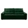 Sofa Retratil Reclinavel 2 Lugares 1,90m Atlantis Veludo Verde Folha Lansofbr