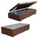 Cama Box Baú Solteiro Sintético Mega Cama Marrom 88x188x45cm
