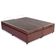 Cama Box Baú Casal Bipartido Sintético Mega Cama Marrom 138x188x45cm
