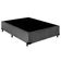 Cama Box Casal Suede Mega Cama Cinza 138x188x42cm