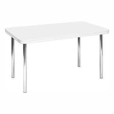 Mesa Estrutura Cromada Mc4020-tp805 Tampo 1200x750x45mm Branco