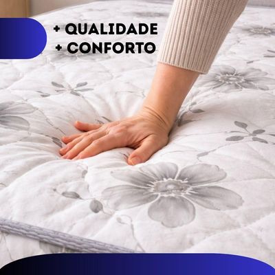 Colchão Casal Espuma D28 Central Conforto 138x188x20cm – Central Espumas