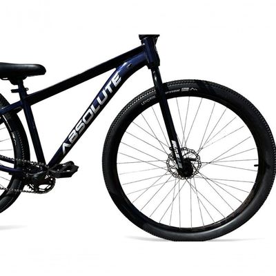 Bicicleta Aro 29 Absolute Nero 5 Freeride K7 Single Freio Hidraulico Shimano Mt200 Garfo Rigido Azul