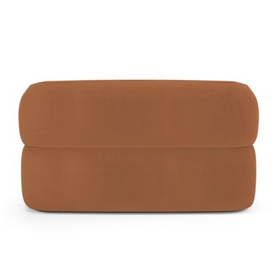 Sofá Orgânico 03 Lugares Living Glee 170cm Bouclê Terracota - Desk Design