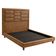 Cama King Pés Madeira Otto Com Cabeceira Roma Corano Caramelo Bouclé Off White - Nexta Casa