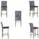 Mesa Bistrô E 4 Banquetas Roma Fendi Corda Estofado 9 Trama Prata