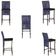 Mesa Bistro E 2 Banquetas Roma Marrom Corda Náutica 12 Azul
