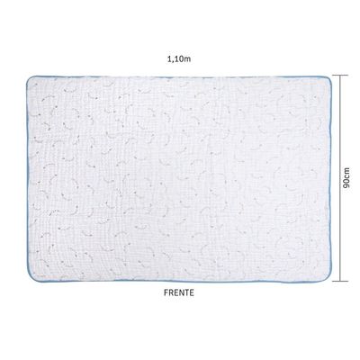 Cobertor Bebê Soft Avião de Papel 1,10mX90cm Papi