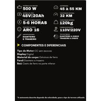BICICLETA ELETRICA GILBERT BRANCA - MONTADA