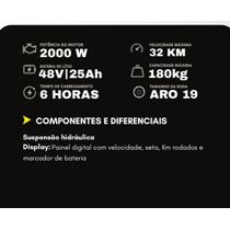 BICICLETA ELETRICA OFF ROAD - MONTADA