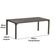 Mesa Retangular Haiti 160cm Com Tampo Ripado Trama Fendi