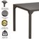 Mesa Retangular Haiti 160cm Com Tampo Ripado Trama Fendi