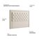 Cabeceira Casal Queen 160 Cm Elegance Bouclé Off White - Nexta Casa