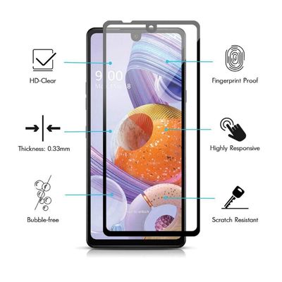 Película De Vidro 3d De Cobertura Completa Para Lg K71