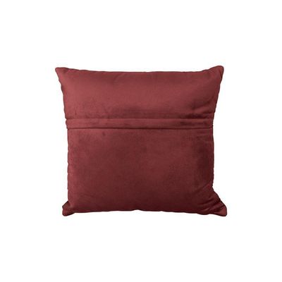 Almofadas Tressê Decorativas 40x40cm Veludo - Nexta Casa Cor Marsala