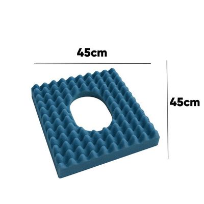 Almofada Caixa De Ovo Quadrada 45x45 Cm – Alívio De Pressão E Conforto Anatômico Para Uso Terapêutico E Diário