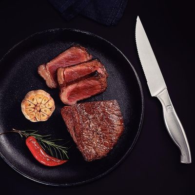 Faca Para Churrasco E Frutas Tramontina Sublime Lamina E Cabo M Aço Inox 5 Polegadas 24064105