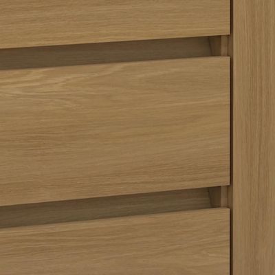 Cômoda Quarto 93cm 4 Gavetas 1 Porta Samira Freijó L01 - Mpozenato