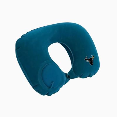 Travesseiro Almofada De Pescoço Inflável E Portátil - Verde
