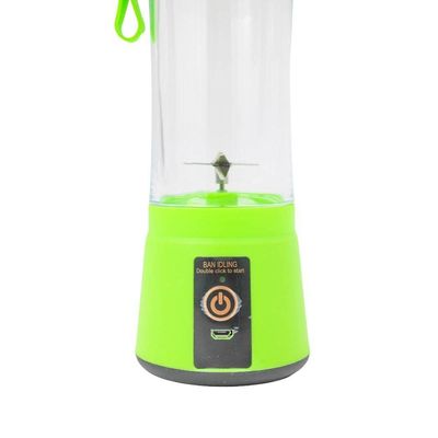 Juice Cup Mini Liquidificador Portátil Usb 380ml Elétrico Azul – Bateria Recarregável E Design Compacto Verde