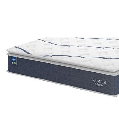 Colchão Casal Molas Ensacadas Masterpocket Magnum Pillow Top (138x188x28) - Plumatex