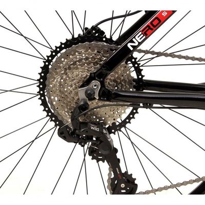Bicicleta Aro 29 Absolute Nero 5 12v Hollowtech Freio Hidráulico K7 Garfo Trava No Guidão Preto 15