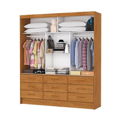 Guarda Roupa 9 Gavetas 3 Portas Sunset-grand Line