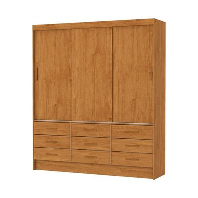 Guarda Roupa 9 Gavetas 3 Portas Sunset-grand Line