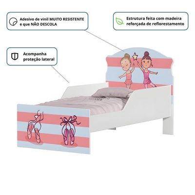 Mini Cama Bailarinas Garotas