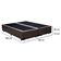 Cama Box Casal Bipartido Sintético Mega Cama Marrom 138x188x42cm