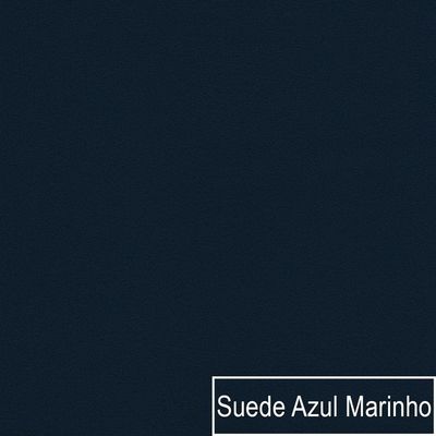 Diva Recamier Diana 130Cm Lado Direito Suede Azul Marinho
