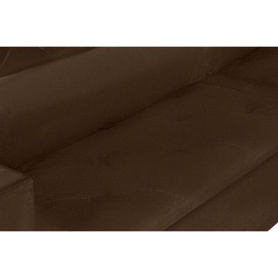 Sofá Modular 5 Lugares 2.50M Retrátil E Reclinável Marrom