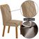 Mesa De Jantar Yasmin 180 Mdf Laminado E 6 Cadeiras Melissa Turim 07/naturale /off White