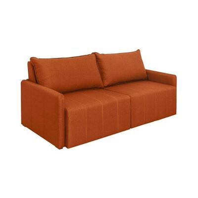 Sofá Cama Montana Retrátil E Reclinável 3 Lugares Sofatec Terracota