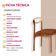Conjunto 2 Cadeira De Jantar Noronha Premium Moderna Mobília Star Puce/imbuia Natural